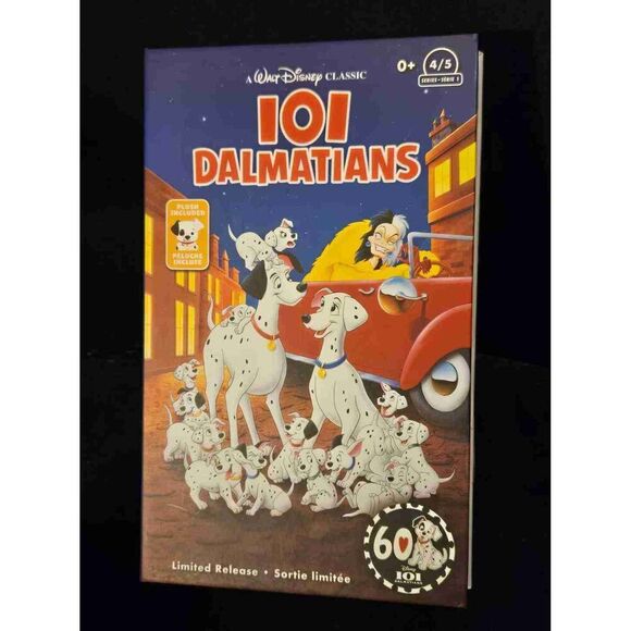 NEW Disney 101 Dalmatians Plush Toy Limited Release VHS Box Set 2022 - Picture 2 of 3